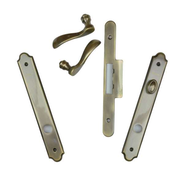 Andersen Covington Style (Double Active) Interior Hardware Set in Antique Brass - Half Kit | windowpartshop.com.