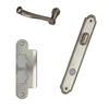 Andersen Whitmore Style (Single Active) Interior Hardware Set in Satin Nickel - Left Hand - Half Kit | windowpartshop.com.