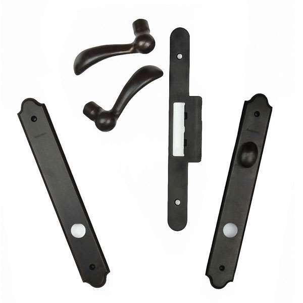 Andersen Encino Style (Double Active) Interior Hardware Set in Distressed Bronze - Half Kit | windowpartshop.com.