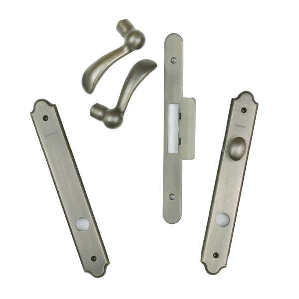 Andersen Encino Style (Double Active) Interior Hardware Set in Distressed Nickel - Half Kit | windowpartshop.com.