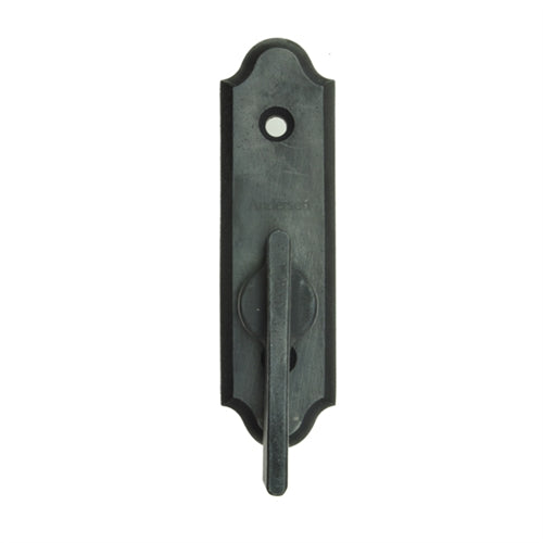 Andersen Encino Style Gliding Door Thumb Latch in Distressed Bronze | windowpartshop.com.