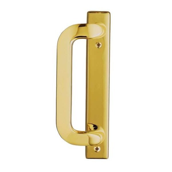 Andersen Anvers Style Handle (Left Hand Interior or Right Hand Exterior) in Bright Brass Finish | windowpartshop.com.