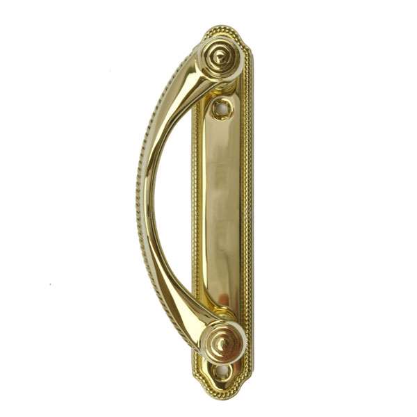 Andersen Whitmore Style Handle (Left Hand Interior or Right Hand Exterior) in Bright Brass Finish | windowpartshop.com.