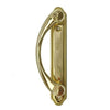 Andersen Whitmore Style Handle (Left Hand Interior or Right Hand Exterior) in Bright Brass Finish | windowpartshop.com.