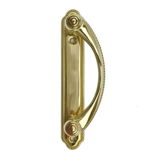 Andersen Whitmore Style Handle (Right Hand Interior or Left Hand Exterior) in Bright Brass Finish | windowpartshop.com.