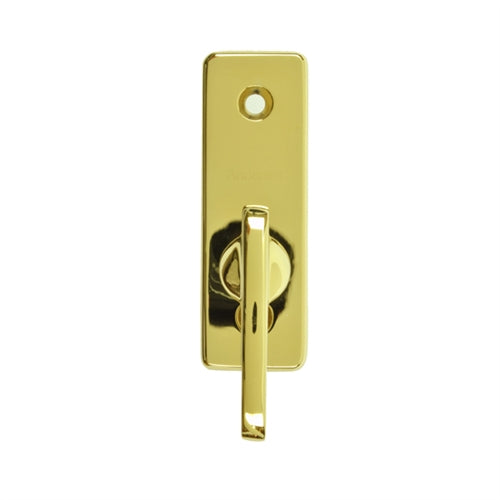 Andersen Anvers Style Gliding Door Thumb Latch in Bright Brass | windowpartshop.com.