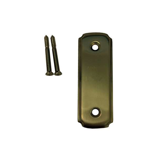 Andersen Newbury Style Cover Plate in Antique Brass | windowpartshop.com.