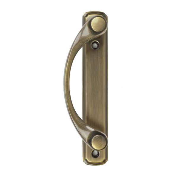 Andersen Newbury Style Handle (Left Hand Interior or Right Hand Exterior) in Antique Brass Finish | windowpartshop.com.