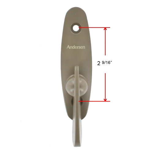 Andersen Tribeca Style Gliding Door Thumb Latch in Stone Color | windowpartshop.com.