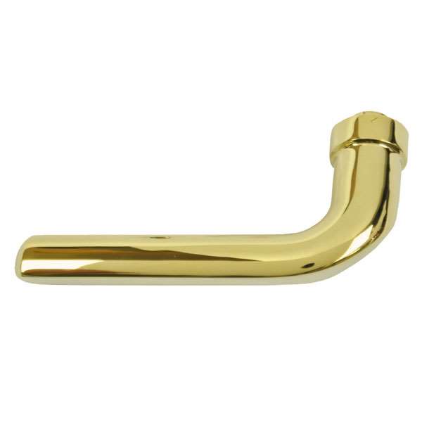 Andersen Anvers Style Lever Handle (Left Hand) in Bright Brass | windowpartshop.com.