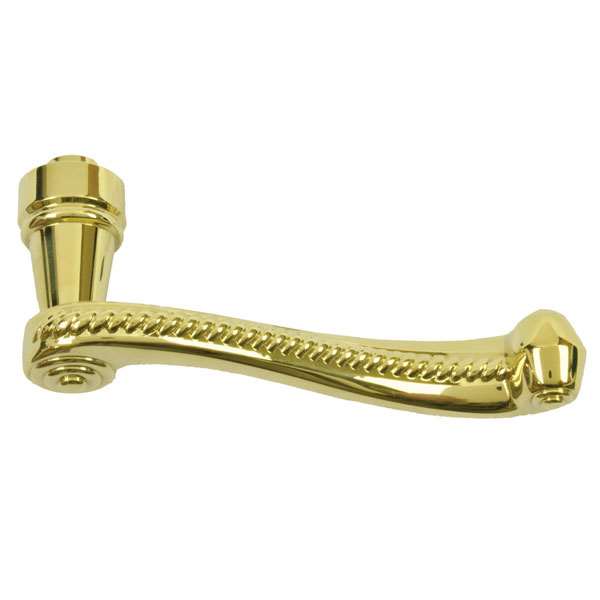 Andersen Whitmore Style Lever Handle (Right Hand) in Bright Brass | windowpartshop.com.