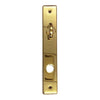 Andersen Anvers Style (Active-Panel) Interior Escutcheon Plate in Bright Brass finish | windowpartshop.com.