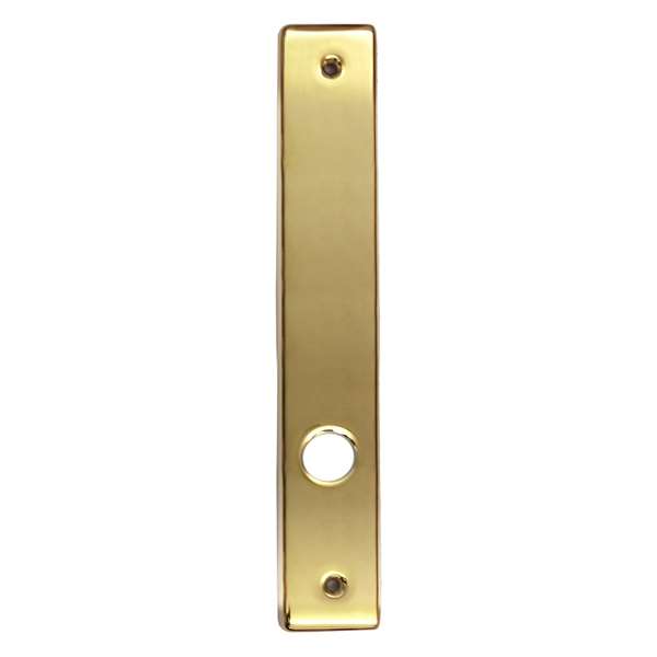 Andersen Anvers Style (Passive-Panel) Interior Escutcheon Plate in Bright Brass finish | windowpartshop.com.