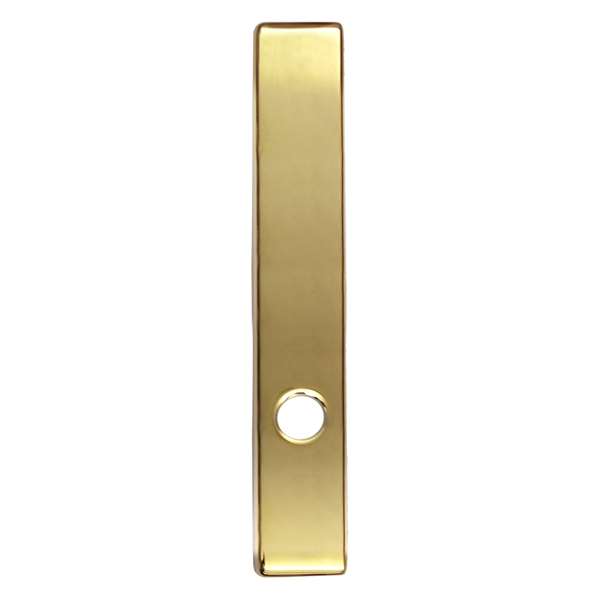 Andersen AnversÿStyle (Passive-Panel) Exterior Escutcheon Plate in Bright Brass finish | windowpartshop.com.