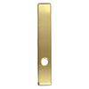 Andersen AnversÿStyle (Passive-Panel) Exterior Escutcheon Plate in Bright Brass finish | windowpartshop.com.