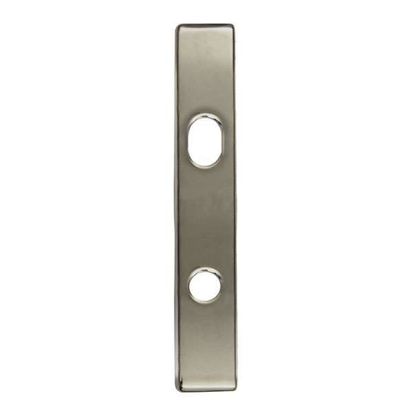 Andersen Anvers Style (Active-Panel) Exterior Escutcheon Plate in Satin Nickel finish | windowpartshop.com.