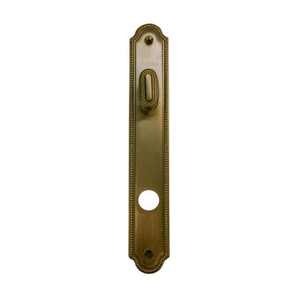 Andersen WhitmoreÿStyle (Active-Panel) Interior Escutcheon Plate in Antique Brass finish | windowpartshop.com.