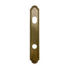 Andersen WhitmoreÿStyle (Active-Panel) Exterior Escutcheon Plate in Antique Brass finish | windowpartshop.com.