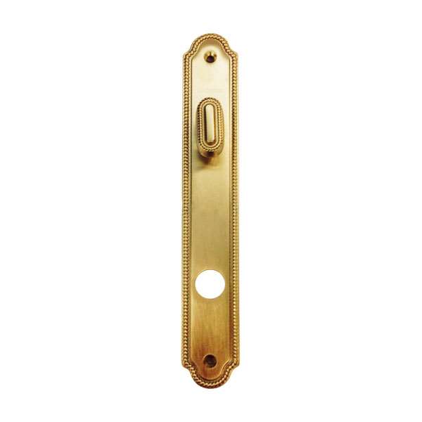 Andersen WhitmoreÿStyle (Active-Panel) Interior Escutcheon Plate in Bright Brass finish | windowpartshop.com.