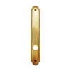 Andersen WhitmoreÿStyle (Passive-Panel) Interior Escutcheon Plate in Bright Brass finish | windowpartshop.com.