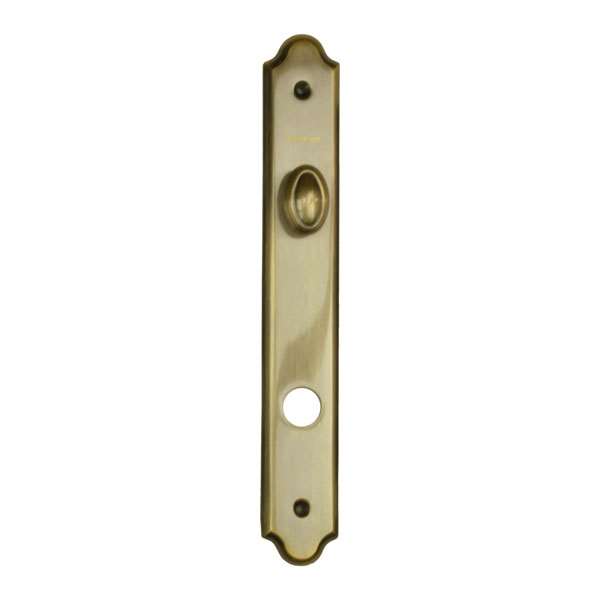 Andersen Covington Style (Active-Panel) Interior Escutcheon Plate in Antique Brass finish | windowpartshop.com.