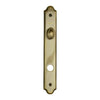 Andersen Covington Style (Active-Panel) Interior Escutcheon Plate in Antique Brass finish | windowpartshop.com.