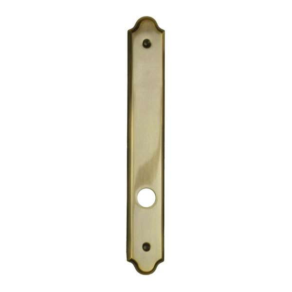 Andersen Covington Style (Passive-Panel) Interior Escutcheon Plate in Antique Brass finish | windowpartshop.com.