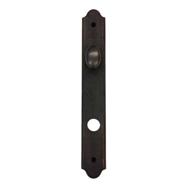 Andersen Encino Style (Active-Panel) Interior Escutcheon Plate in Distressed Bronze finish | windowpartshop.com.