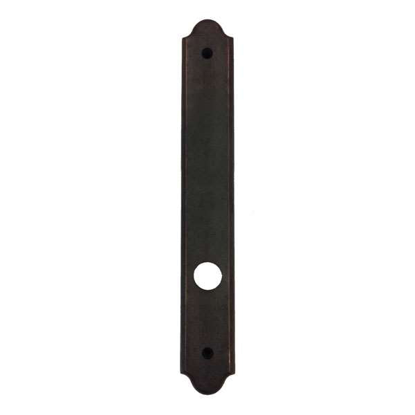 Andersen Encino Style (Passive-Panel) Interior Escutcheon Plate in Distressed Bronze finish | windowpartshop.com.