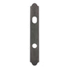 Andersen Encino Style (Active-Panel) Exterior Escutcheon Plate in Distressed Nickel finish | windowpartshop.com.