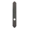 Andersen Encino Style (Passive-Panel) Exterior Escutcheon Plate in Distressed Nickel finish | windowpartshop.com.