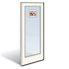 Andersen Active Right Hand Panel White Exterior with Pine Interior High-Performance Low-E4 Tempered Glass Size 27611 | windowpartshop.com.