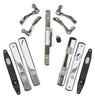 Andersen Newbury Style (Double Active) Hinged Door Hardware Set in Polished Chrome | windowpartshop.com.