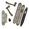 Andersen Whitmore Style (Single Active) Hinged Door Hardware Set in Antique Brass | windowpartshop.com.