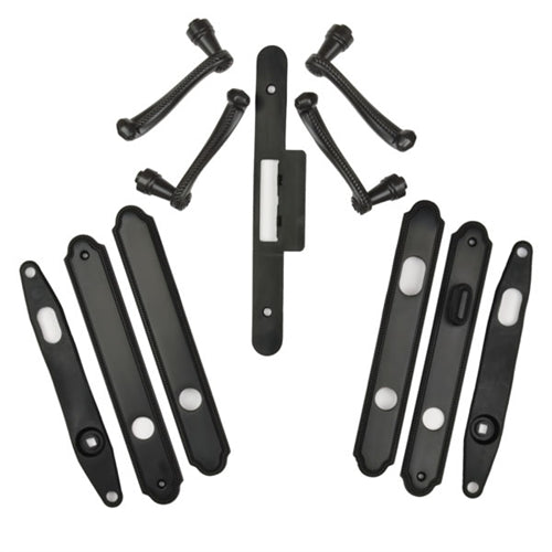 Andersen Whitmore Style (Double Active) Hinged Door Hardware Set in Oil Rubbed Bronze | windowpartshop.com.