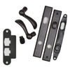 Andersen Yuma Style (Single Active) Hinged Door Hardware Set in Distressed Bronze | windowpartshop.com.