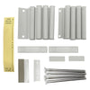 Andersen Double Door Installation Hardware Package for 80 Doors in White | windowpartshop.com.