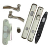 Andersen Newbury Style (Single Active) Hinged Door Hardware Set in Satin Nickel | windowpartshop.com.