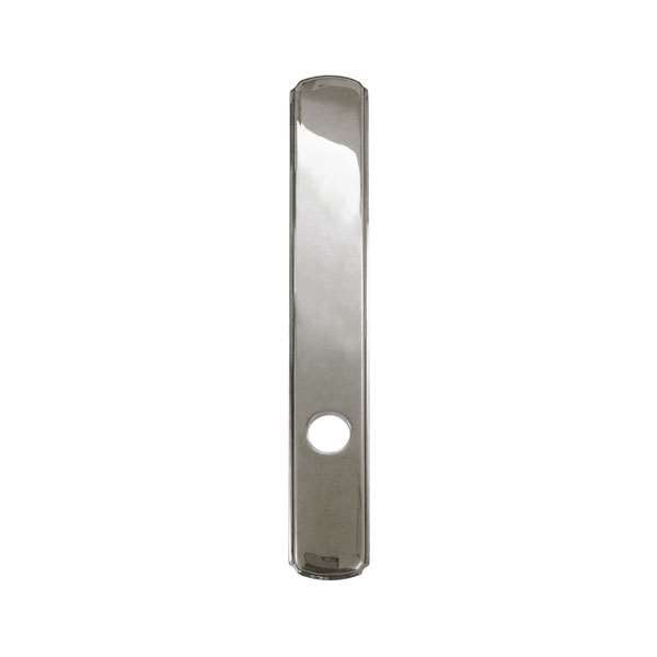 Andersen Newbury Style (Passive-Panel) Exterior Escutcheon Plate in Satin Nickel finish | windowpartshop.com.