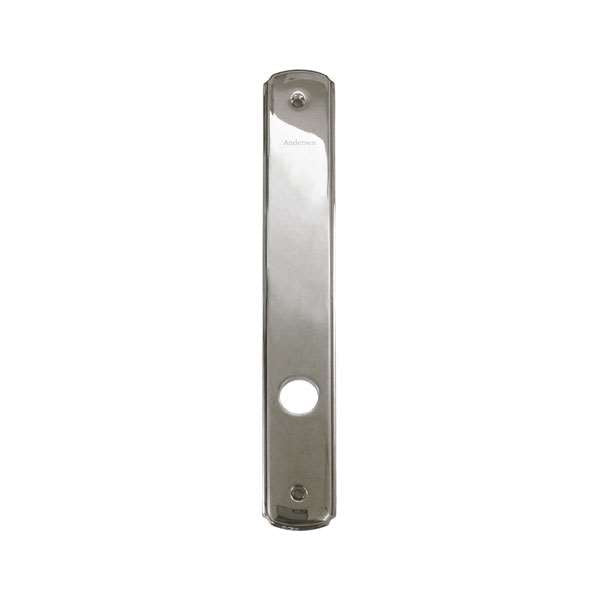 Andersen Newbury Style (Passive-Panel) Interior Escutcheon Plate in Chrome finish | windowpartshop.com.