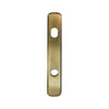 Andersen Newbury Style (Active-Panel) Exterior Escutcheon Plate in Antique Brass finish | windowpartshop.com.