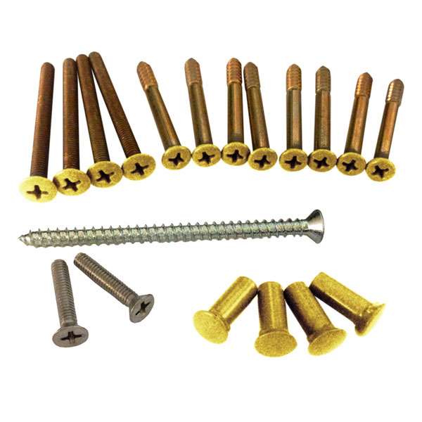 Andersen Screw Package Bright Brass | windowpartshop.com.