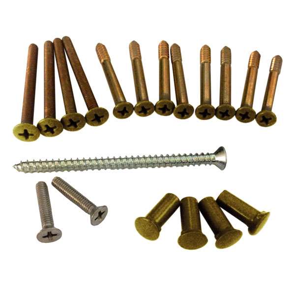 Andersen Screw Package Antique Brass | windowpartshop.com.