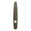 Andersen TribecaÿStyle (Passive-Panel) Exterior/Interior Escutcheon Plate in Escutcheon Plate in Stone finish | windowpartshop.com.