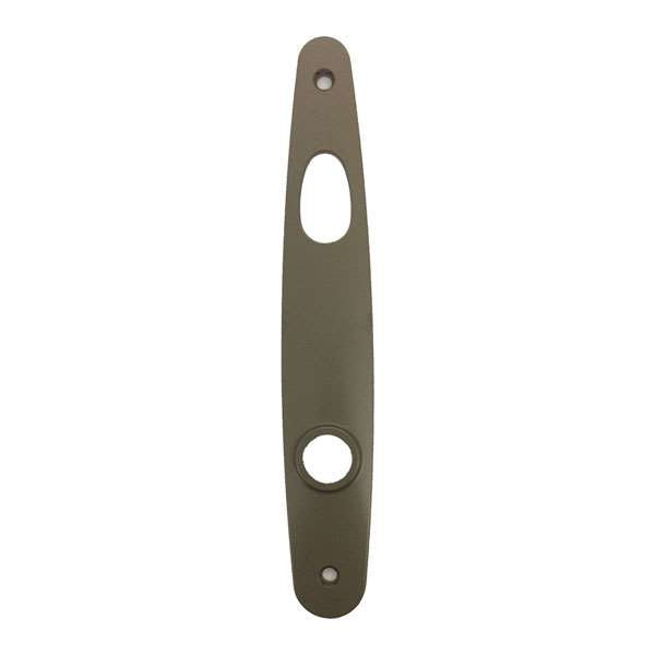 Andersen TribecaÿStyle (Active-Panel) Exterior Escutcheon Plate in Stone finish | windowpartshop.com.