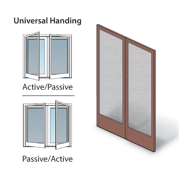 Andersen Frenchwood Hinged Patio Door Double Insect Screen Kit FWH54611 A/P in Terratone | windowpartshop.com.