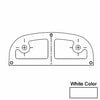 Andersen Sash Lock Shim in White (2002 to Present) | windowpartshop.com.