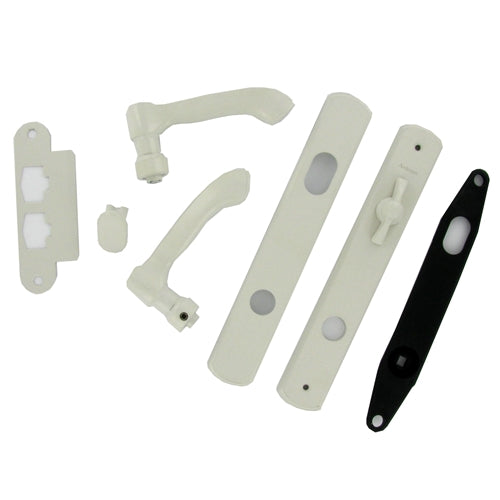 Andersen Albany Style (Single Active) Hinged Door Hardware Set in White | windowpartshop.com.