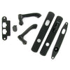 Andersen Albany Style (Single Active) Hinged Door Hardware Set in Black | windowpartshop.com.