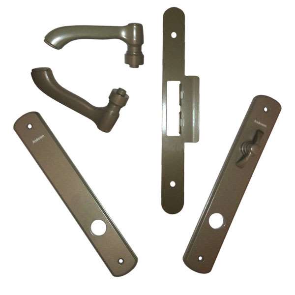 Andersen Albany Style (Double Active) Interior Hardware Set in Stone - Half Kit | windowpartshop.com.